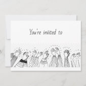 Volunter Appreciation Luncheon Modern Simple Kaart (Voorkant)