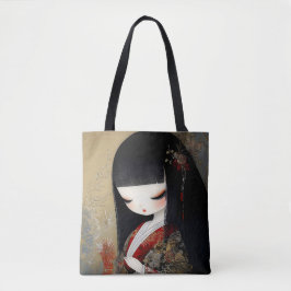voluptueuze anime queen tote bag