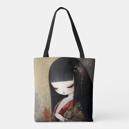 voluptueuze anime queen tote bag (Achterkant)