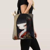voluptueuze anime queen tote bag (Dichtbij)