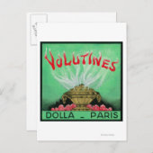 Volutines Perfume LabelParis, Frankrijk Briefkaart (Voorkant / Achterkant)