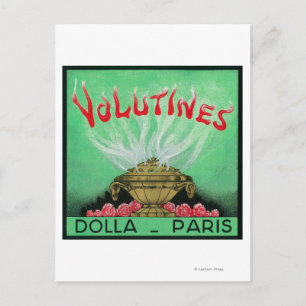 Volutines Perfume LabelParis, Frankrijk Briefkaart