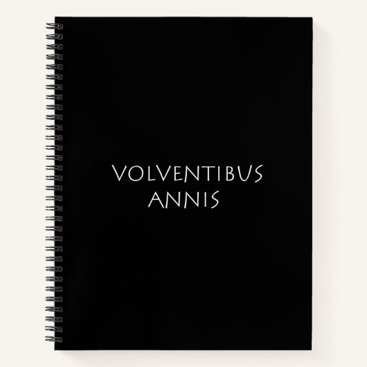 Volventibus annis notitieboek (Voorkant)