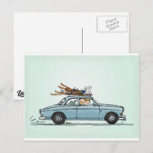  Volvo 122s Amazon Briefkaart (Voorkant / Achterkant)