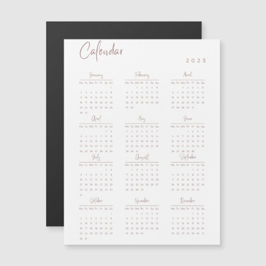 Volwaardig Uitzicht 2023-kalender (Voorkant / Achterkant)
