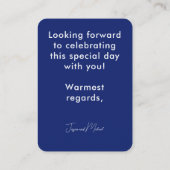 Volwassen alleen korenbloem Reverie Informatiekaartje (Achterkant)