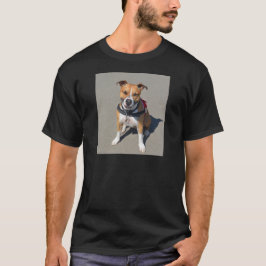 Volwassen Amerikaanse Staffordshire Terriër Hond T-shirt