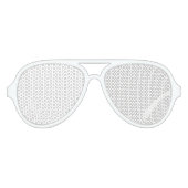 Volwassen Aviator Party Shades, aangepaste partij  Aviator Zonnebril (Voorkant)