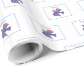 , volwassen Baptisme Dove Cadeaupapier (Rol Hoek)