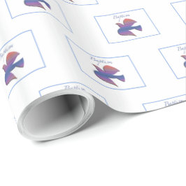 , volwassen Baptisme Dove Cadeaupapier