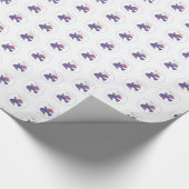 , volwassen Baptisme Dove Cadeaupapier (Hoek)