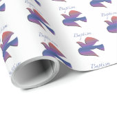 , volwassen Baptisme Dove Cadeaupapier (Rol Hoek)