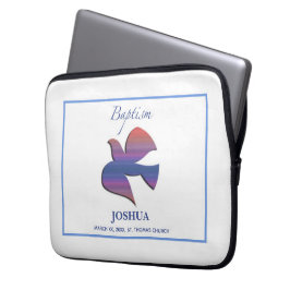 , volwassen Baptisme Dove Laptop Sleeve