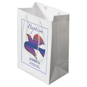 , volwassen Baptisme Dove Medium Cadeauzakje