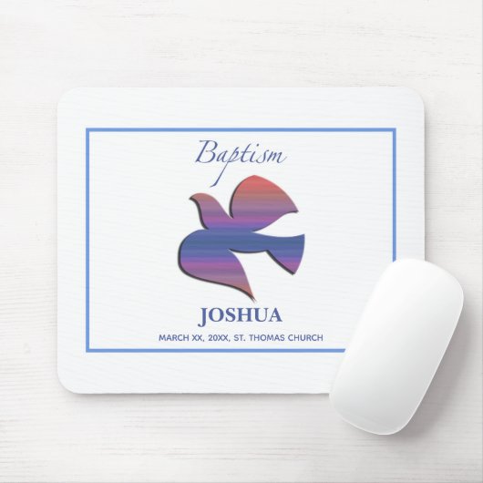 , volwassen Baptisme Dove Muismat (Met muis)