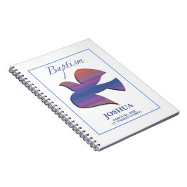 , volwassen Baptisme Dove Notitieboek