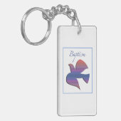 , volwassen Baptisme Dove Sleutelhanger (Voorkant Links)