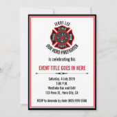 Volwassen brandweerman: vervroegde pensionering kaart (Voorkant)