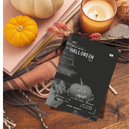 Volwassen camera-opname gevangen geest Halloween Kaart