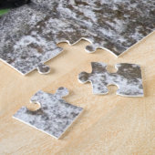 Volwassen capuchin-aap die Baby op de rug draagt Legpuzzel (Zijkant)