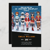 VOLWASsen chatbot roleplay party anime robot kerst