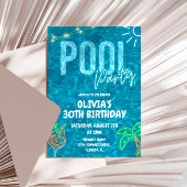 Volwassen cocktail Pool zomerdag Kaart