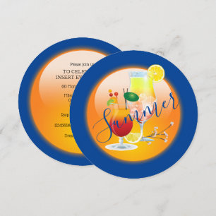 Volwassen cocktails zomers tropisch Hawaï Kaart