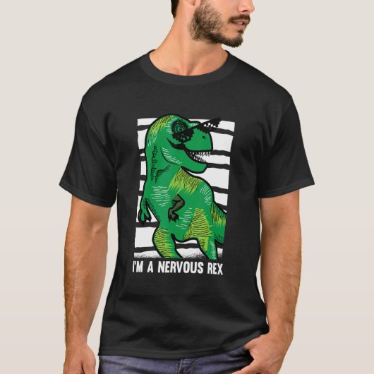 Volwassen dinosaurus paleonthologie Reptiel Ik ben T-shirt (Voorkant)