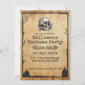 Volwassen Elegant Halloween Kostuumfeest Kaart (Voorkant)