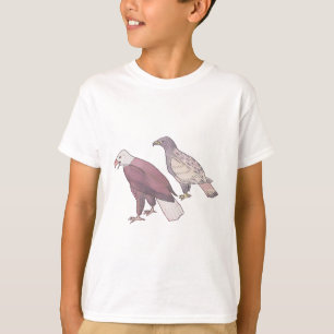 Volwassen en Jonge Amerikaanse Zeearenden T-shirt