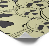 Volwassen  Enge Schedel Halloween Party Poster (Hoek)