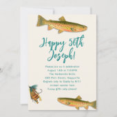 Volwassen Forel Vissen Thema Feest Uitnodigingen (Voorkant)