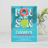 Volwassen Fun Zon Zomerverjaardag Kaart (Staand voorkant)