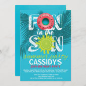 Volwassen Fun Zon Zomerverjaardag Kaart (Voorkant / Achterkant)