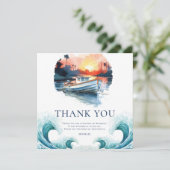 Volwassen Gevist verjaardagsfeestje Bedankkaart (Staand voorkant)