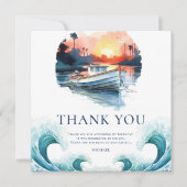 Volwassen Gevist verjaardagsfeestje Bedankkaart (Voorkant)