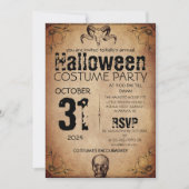 Volwassen  Gotische Halloween Kostuumfeest Kaart (Voorkant)