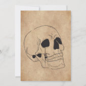 Volwassen  Gotische Halloween Kostuumfeest Kaart (Achterkant)