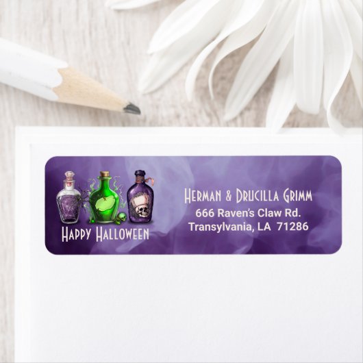 Volwassen Halloween Brews en Boos Cocktail Party Etiket (Insitu)