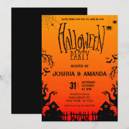 Volwassen Halloween feest Kaart