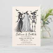 Volwassen Halloween-feestkostuums en -cocktails Aankondiging (Staand voorkant)