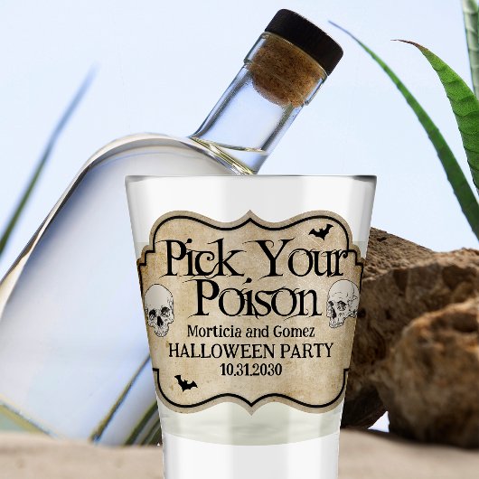 volwassen Halloween gepersonaliseerde apotheker Shot Glas