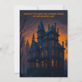 Volwassen Halloween Haunted Mansion Kostuum Party Kaart (Voorkant)