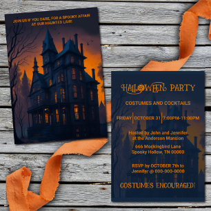 Volwassen Halloween Haunted Mansion Kostuum Party Kaart