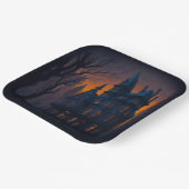 Volwassen Halloween Haunted Mansion Party Papieren Bordje (Gebogen)