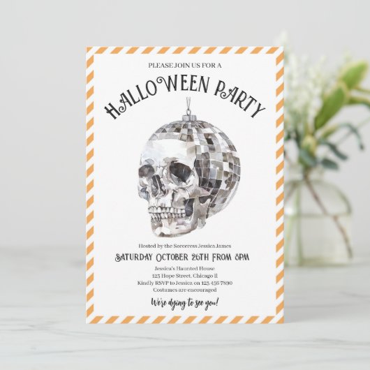 Volwassen Halloween Kostuum Party Gothic Disco Sku Kaart (Staand voorkant)