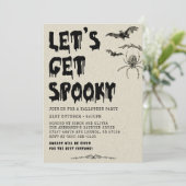  volwassen Halloween Kostuum Party Kaart (Staand voorkant)