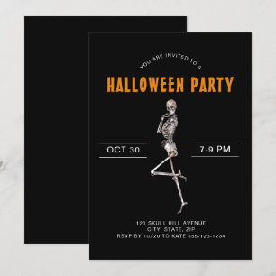 Volwassen Halloween Kostuum Party Skeleton Black I Kaart