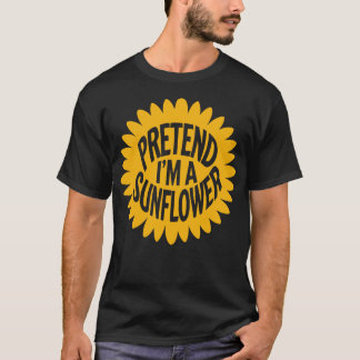 Volwassen Halloween-kostuums doen alsof ik een zon T-shirt