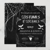 Volwassen Halloween kostuums en cocktails Party Kaart (Voorkant / Achterkant)